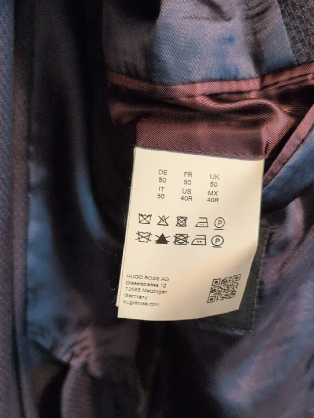 Hugo Boss Nordstrom Textured Single-Breasted Sport Coat Size 40R